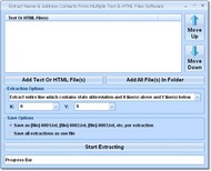 Extract Name & Address Contacts From Multiple Text screenshot